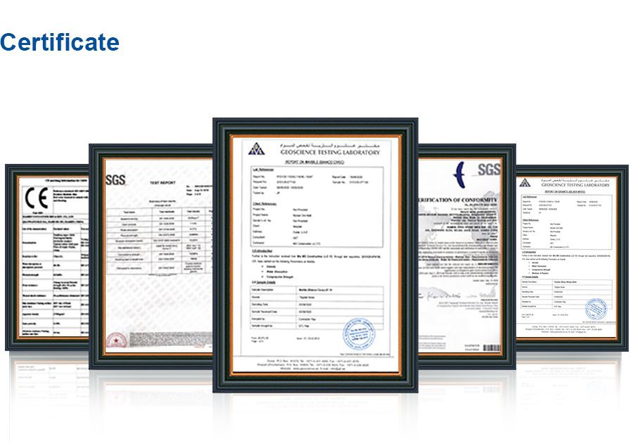 Certificate of Travertine