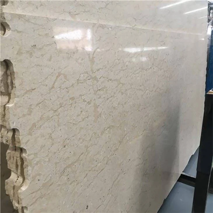 Crema Coba Limestone Slab Vein Cut 01