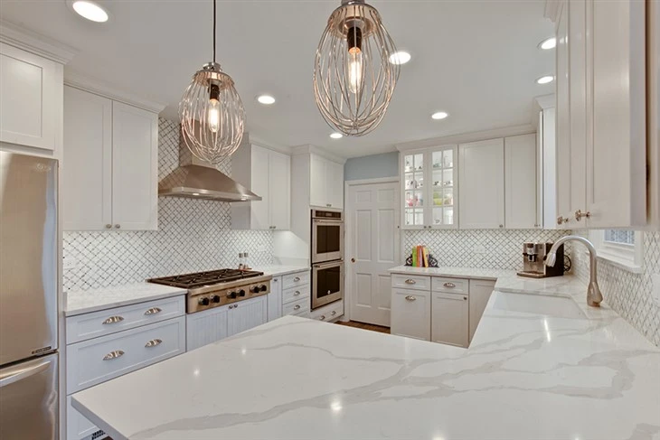 Calacatta Quartz Kitchen 5